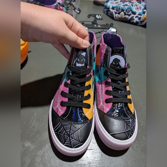 Ground Up Nightmare Before Christmas High tops Size 7.5 NWT - Picture 1 of 5